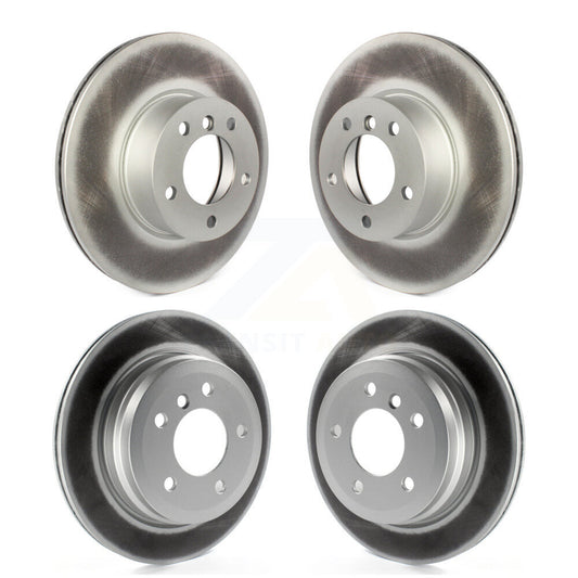 Coated Disc Brake Rotors Front Rear Kit For BMW 328i xDrive X1 328xi