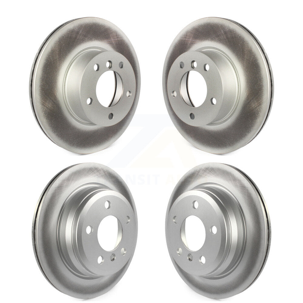 Coated Disc Brake Rotors Front Rear Kit For BMW 320i xDrive 328d