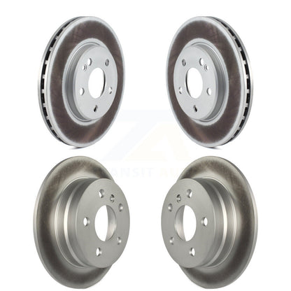Coated Disc Brake Rotors Front Rear Kit For 2006-2011 Mercedes-Benz B200