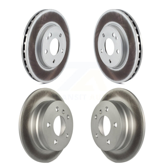 Coated Disc Brake Rotors Front Rear Kit For 2006-2011 Mercedes-Benz B200