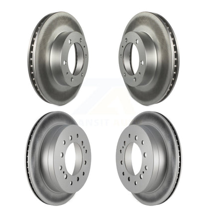 Coated Disc Brake Rotors Front Rear Kit For Toyota 4Runner FJ Cruiser