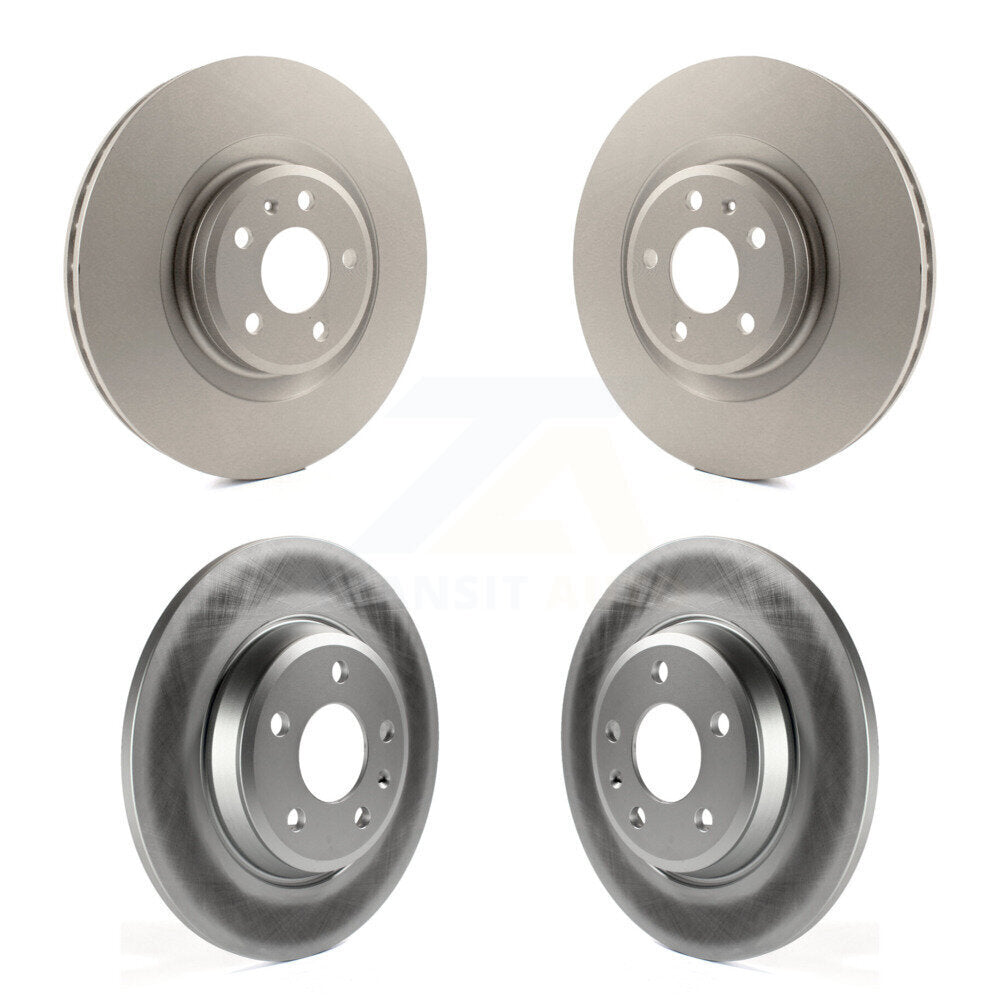 Coated Brake Rotor Front Rear Kit For Audi Q5 A6 With 345mm Diameter