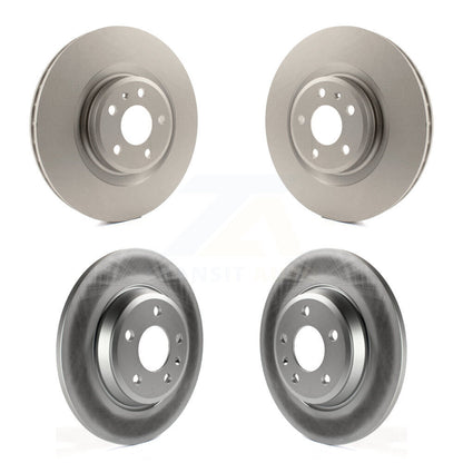 Coated Brake Rotor Front Rear Kit For Audi Q5 A6 With 345mm Diameter