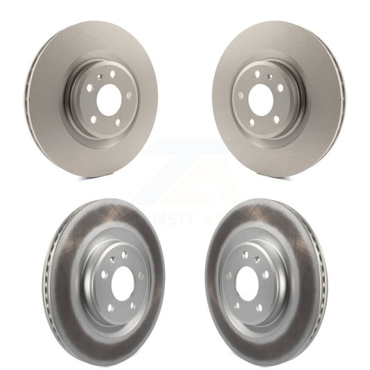Coated Brake Rotors Front Rear Kit For Audi Q5 Porsche Macan S4 S5 A6 Quattro A7