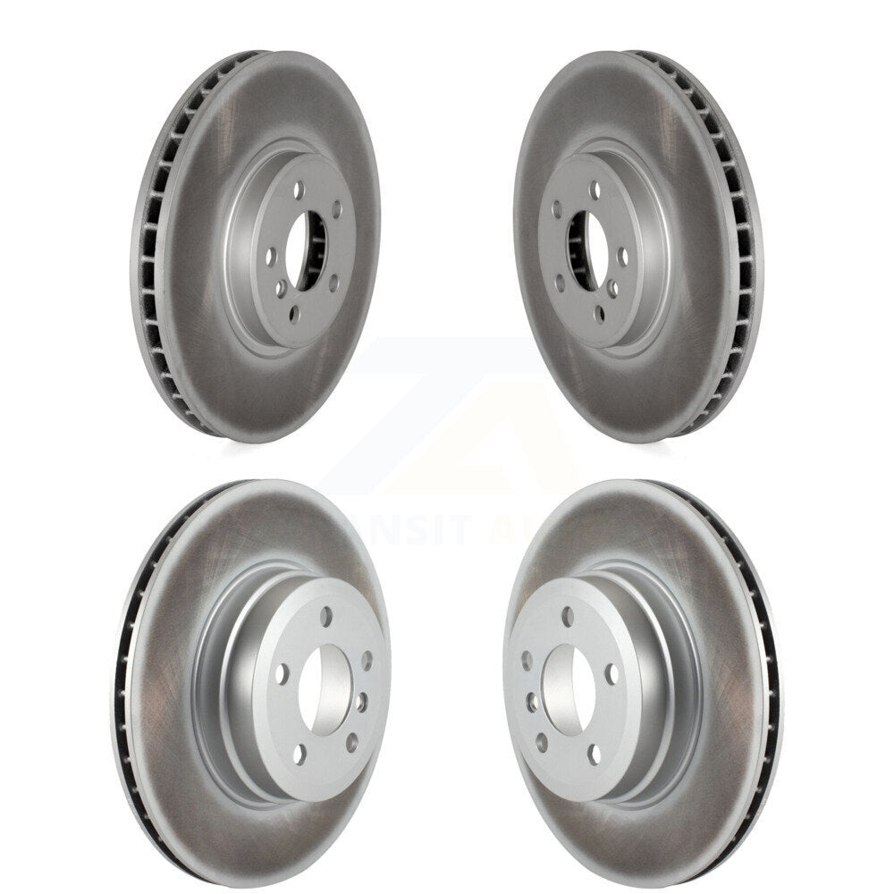 Coated Disc Brake Rotors Front Rear Kit For BMW X5 X6 xDrive50i