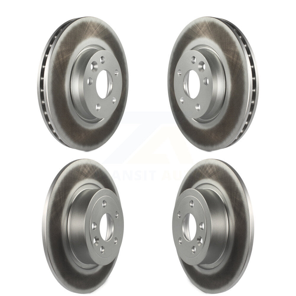 Coated Disc Brake Rotors Front Rear Kit For Land Rover Range Evoque