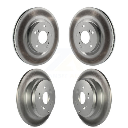 Coated Disc Brake Rotors Front Rear Kit For 2011-2014 Honda Odyssey