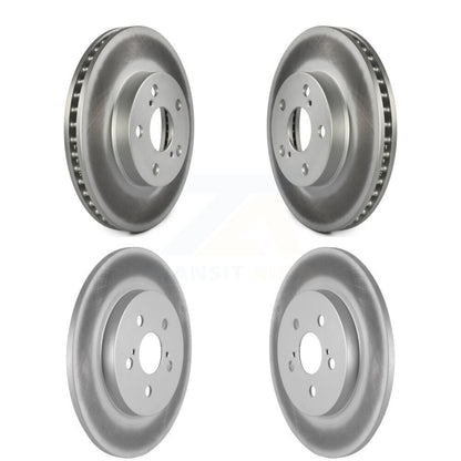 Coated Disc Brake Rotors Front Rear Kit For Lexus CT200h