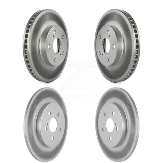 Coated Disc Brake Rotors Front Rear Kit For Lexus CT200h