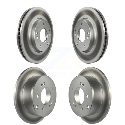 Coated Disc Brake Rotors Front Rear Kit For Kia Forte Soul Koup Forte5