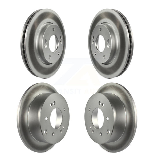 Coated Disc Brake Rotors Front Rear Kit For Kia Forte Soul Koup Forte5