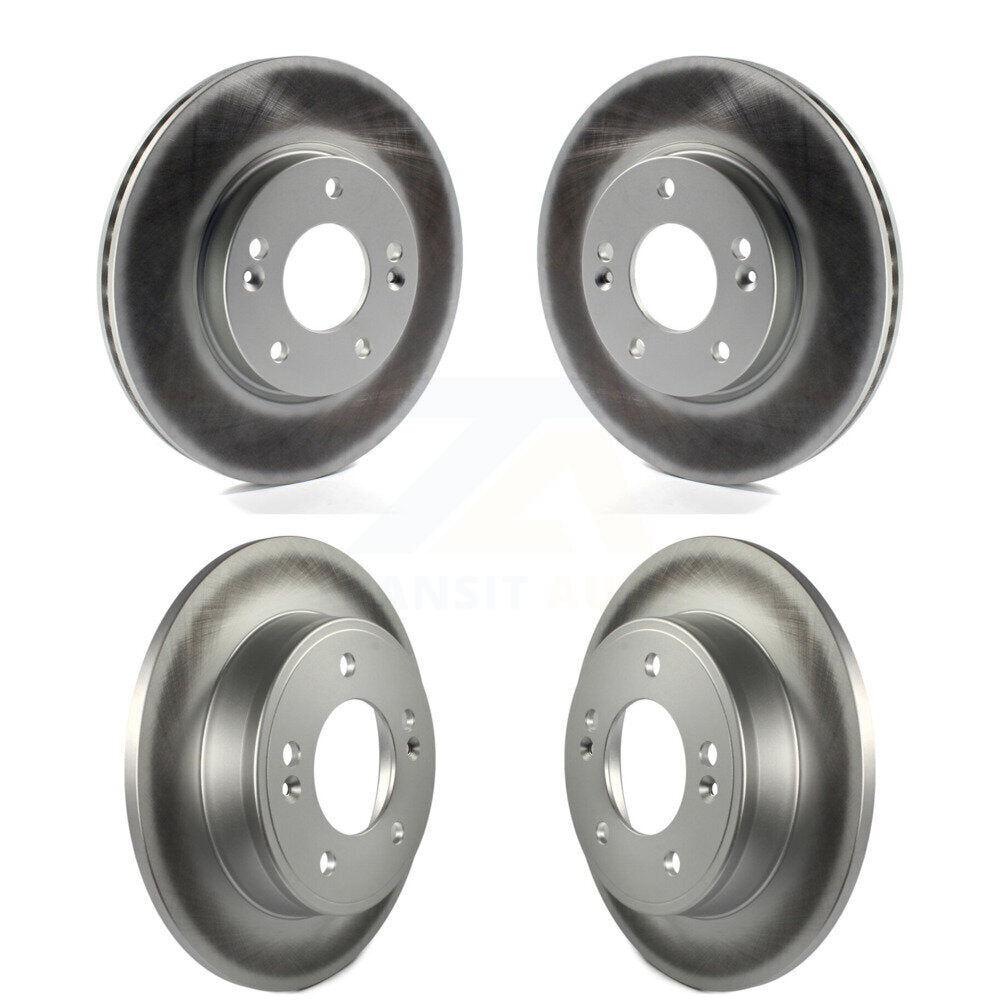 Coat Brake Rotor Front Rear Kit For Hyundai Elantra Kia Kona Forte Soul GT Venue