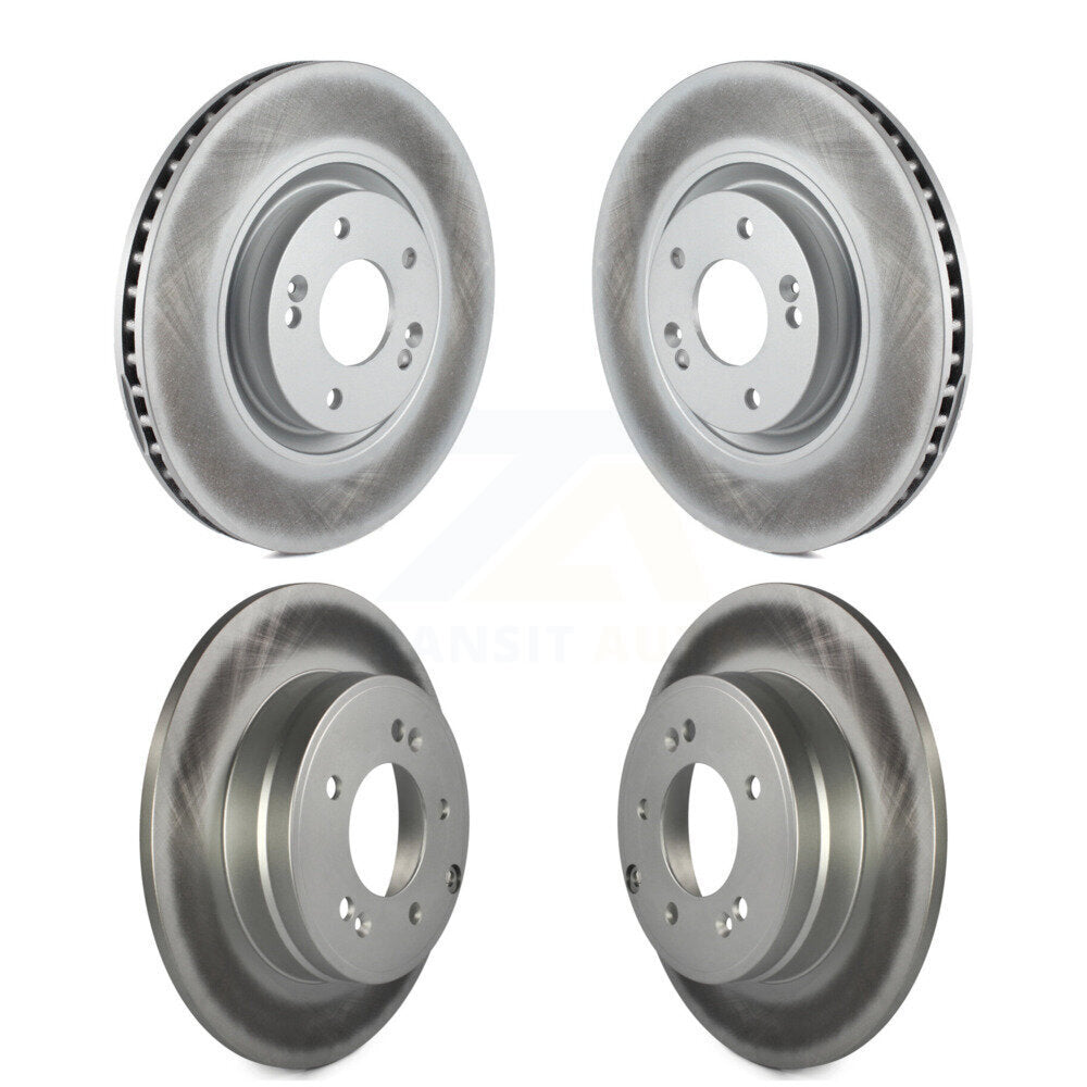 Coat Disc Brake Rotor Front Rear Kit For Hyundai Tucson Kia Optima Cadenza Azera