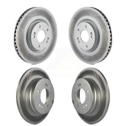 Coat Disc Brake Rotor Front Rear Kit For Hyundai Tucson Kia Optima Cadenza Azera