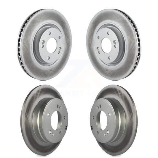 Coat Disc Brake Rotor Front Rear Kit For Hyundai Tucson Kia Optima Cadenza Azera