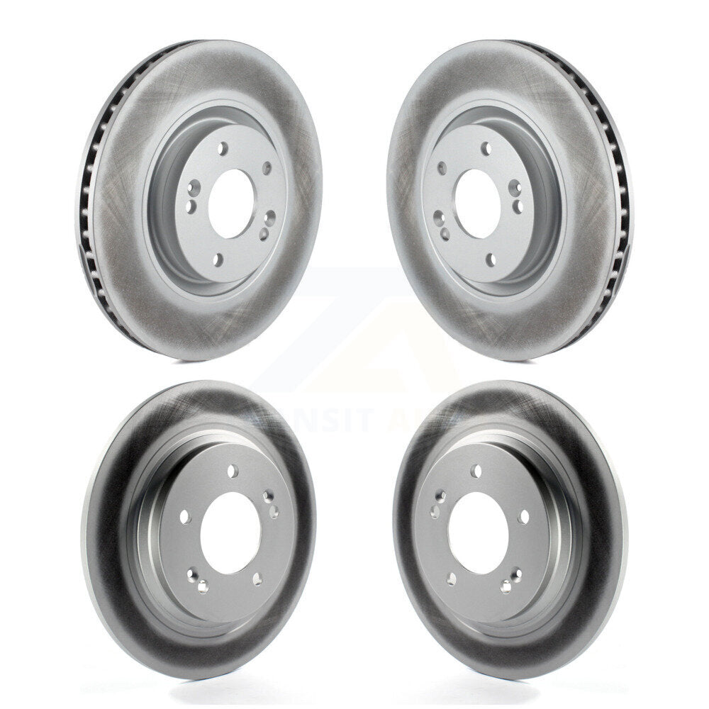 Coat Disc Brake Rotor Front Rear Kit For Kia Optima Hyundai Sonata Cadenza Azera