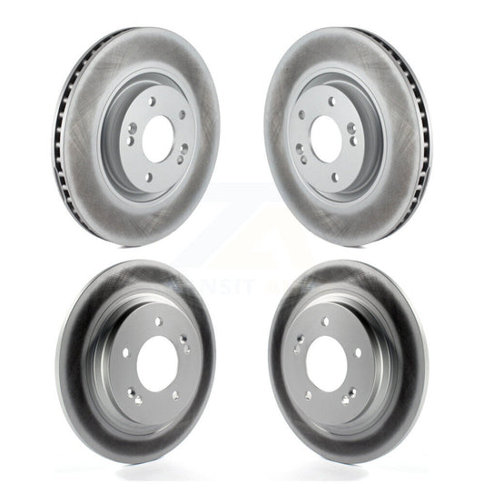 Coat Disc Brake Rotor Front Rear Kit For Kia Optima Hyundai Sonata Cadenza Azera