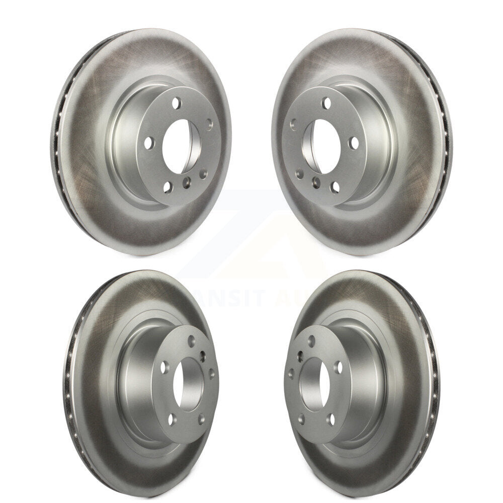 Coated Disc Brake Rotors Front Rear Kit For BMW X3 X4