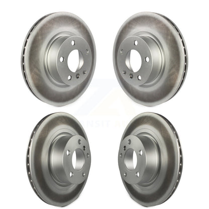 Coated Disc Brake Rotors Front Rear Kit For BMW X3 X4