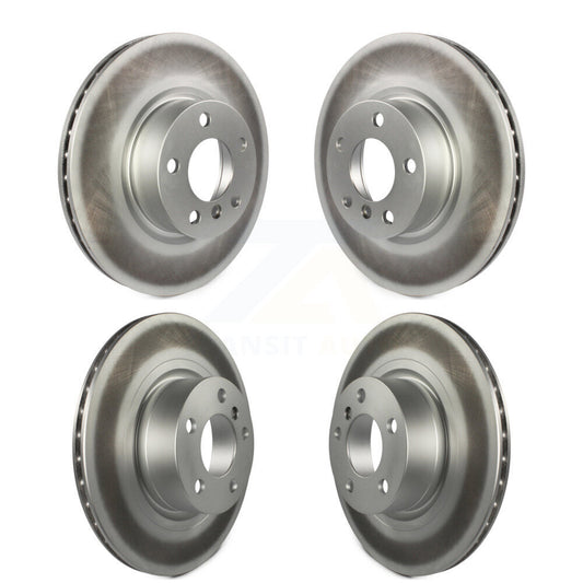 Coated Disc Brake Rotors Front Rear Kit For BMW X3 X4