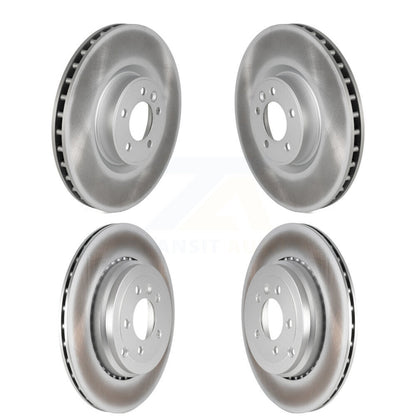 Coated Brake Rotors Front Rear Kit For 10-13 Land Rover Range Sport Supercharged