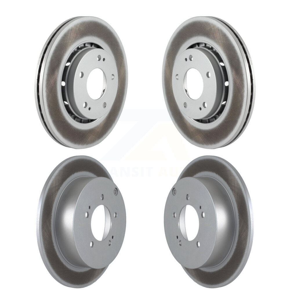 Coated Disc Brake Rotors Front Rear Kit For Mitsubishi Lancer