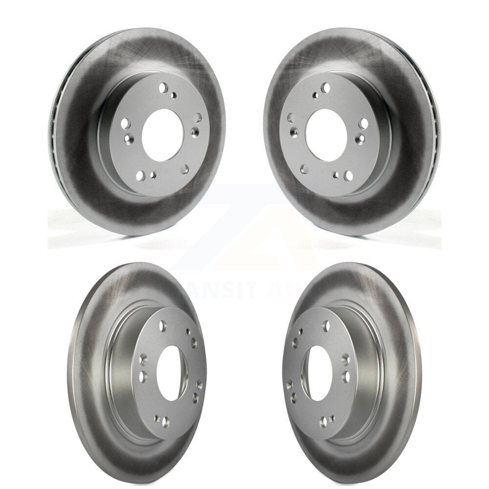 Coated Disc Brake Rotors Front Rear Kit For Honda Civic Acura ILX