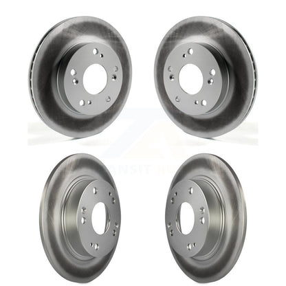 Coated Disc Brake Rotors Front Rear Kit For Honda Civic Acura ILX