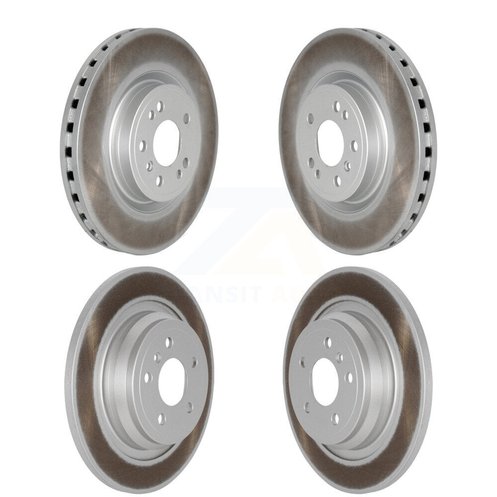 Coated Brake Rotors Front Rear Kit For Mercedes-Benz ML350 GLE350 ML250 GLE300d