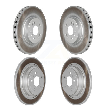 Coated Brake Rotors Front Rear Kit For Mercedes-Benz ML350 GLE350 ML250 GLE300d