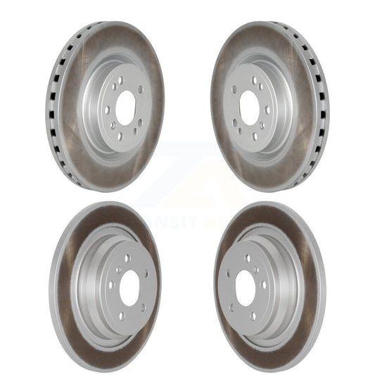 Coated Brake Rotors Front Rear Kit For Mercedes-Benz ML350 GLE350 ML250 GLE300d