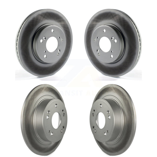 Coated Disc Brake Rotors Front Rear Kit For Honda HR-V Accord