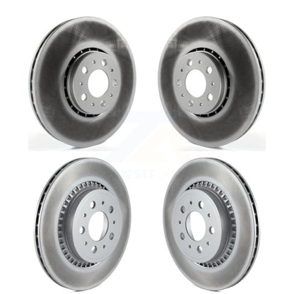 Coated Brake Rotor Front Rear Kit For Volvo XC90 With 328mm Diameter