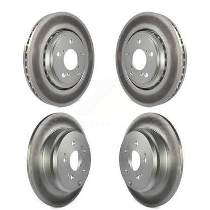 Coated Disc Brake Rotors Front Rear Kit For 2015-2017 Honda Odyssey