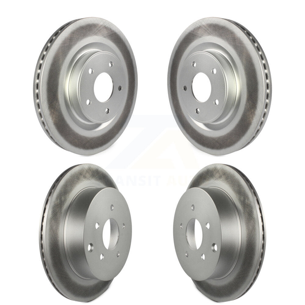 Coat Brake Rotors Front Rear Kit For Nissan Murano Pathfinder INFINITI QX60 JX35