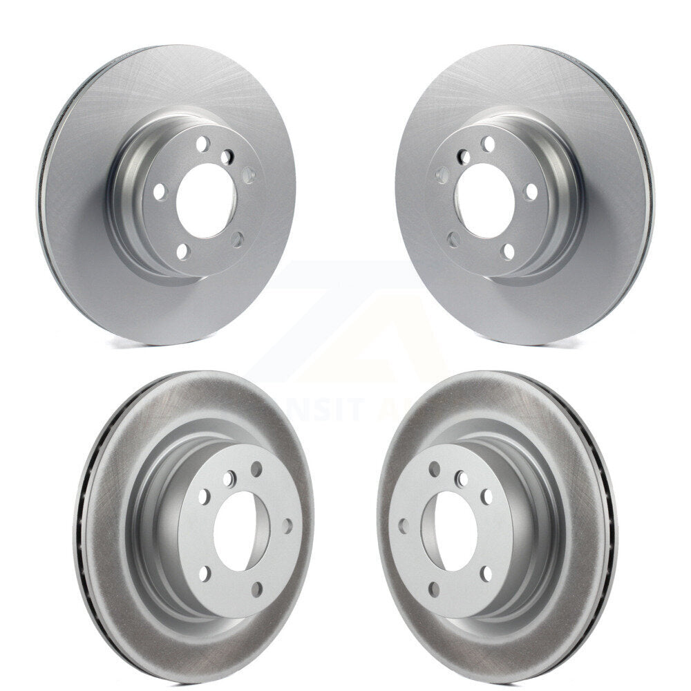 Coated Brake Rotors Front Rear Kit For BMW 328i With 330mm Diameter Rotor