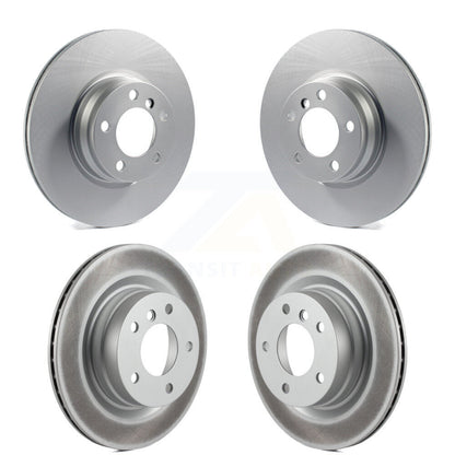 Coated Brake Rotors Front Rear Kit For BMW 328i With 330mm Diameter Rotor