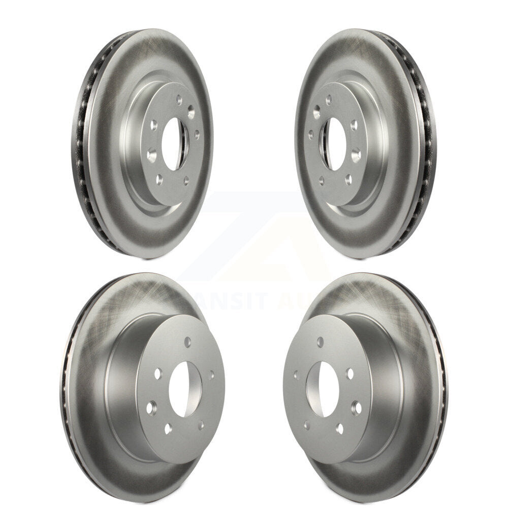 Coated Disc Brake Rotors Front Rear Kit For Nissan Rogue Sport Qashqai LEAF