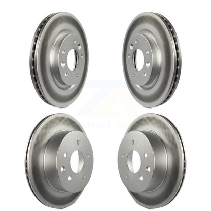 Coated Disc Brake Rotors Front Rear Kit For Nissan Rogue Sport Qashqai LEAF