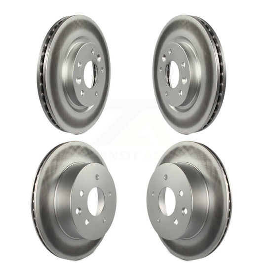 Coated Disc Brake Rotors Front Rear Kit For Nissan Rogue Sport Qashqai LEAF