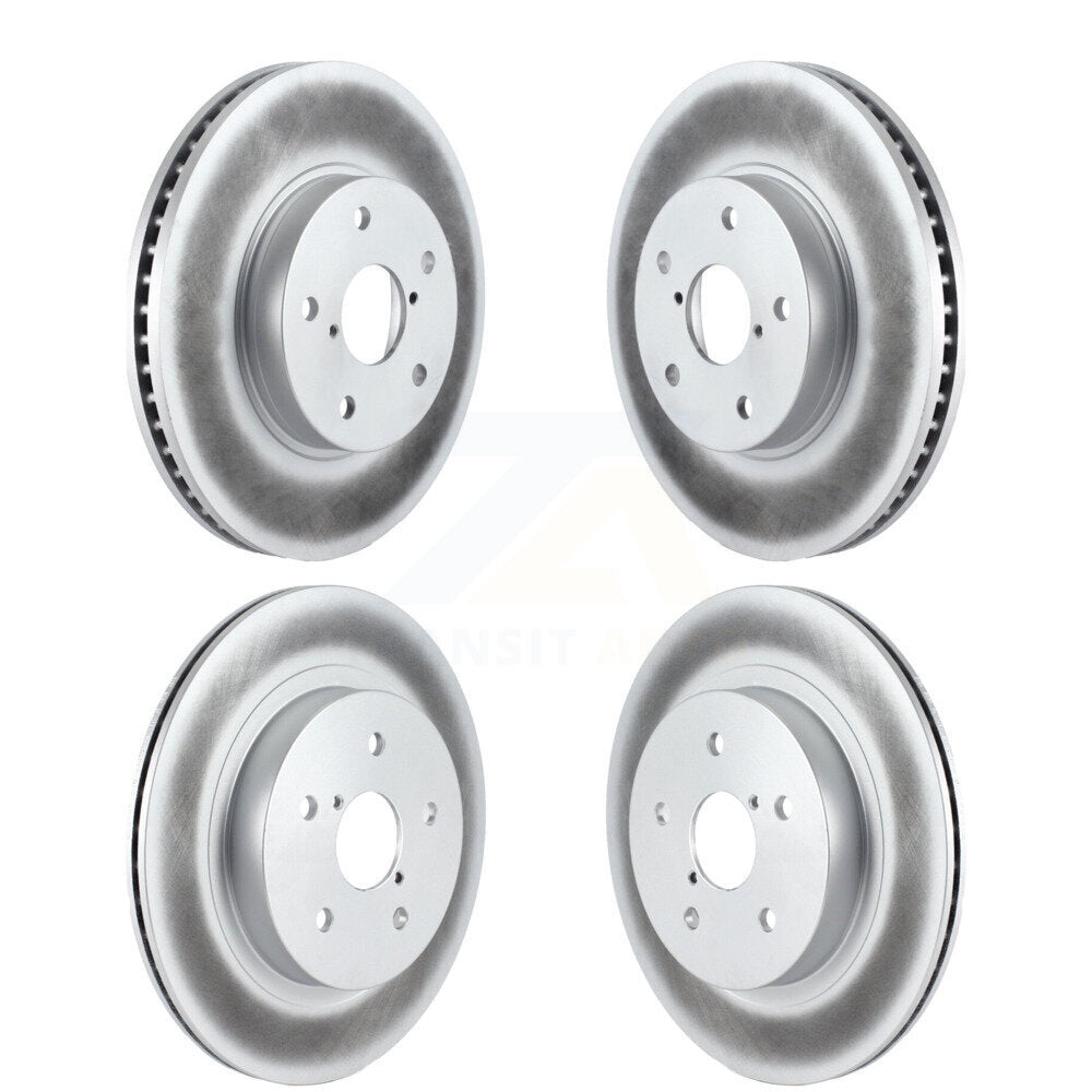 Coated Disc Brake Rotors Front Rear Kit For 2015-2019 Subaru Legacy 2.5L