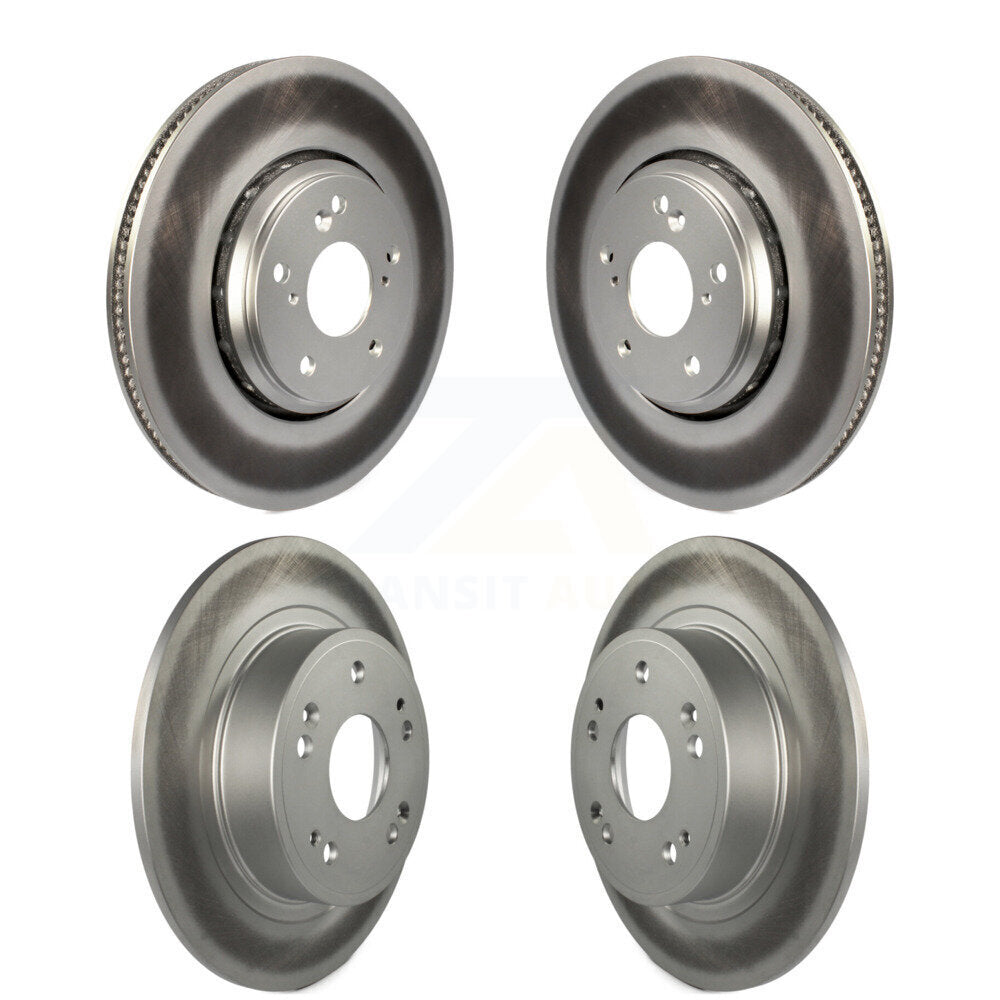 Coated Disc Brake Rotors Front Rear Kit For Honda Accord Acura ILX