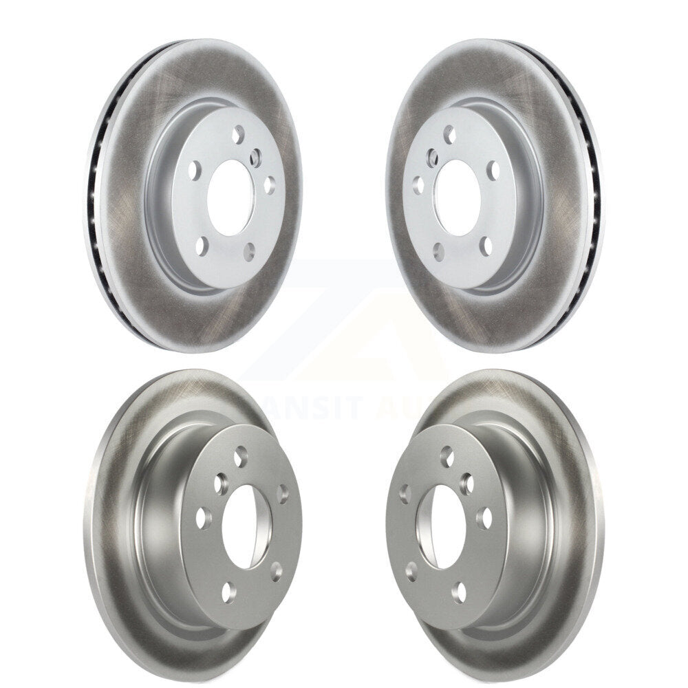 Coated Disc Brake Rotors Front Rear Kit For Mini Cooper