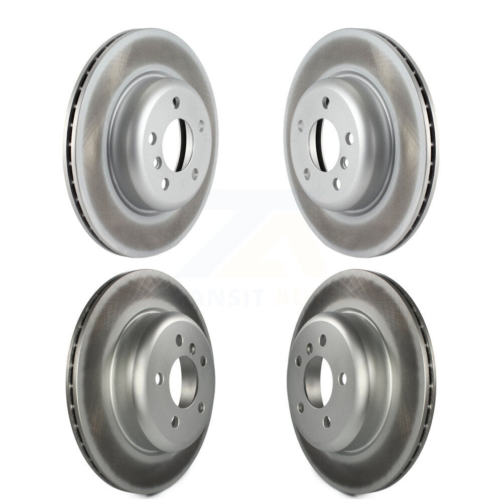 Coated Disc Brake Rotors Front Rear Kit For BMW 528i xDrive