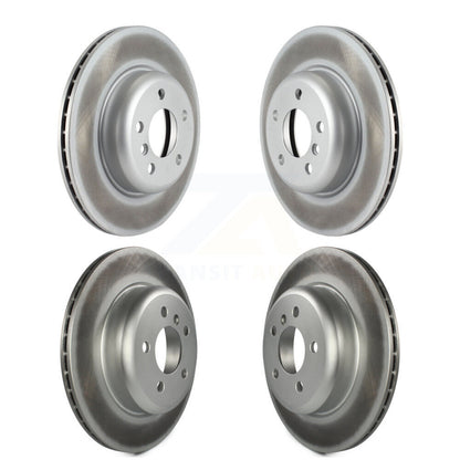 Coated Disc Brake Rotors Front Rear Kit For BMW 528i xDrive