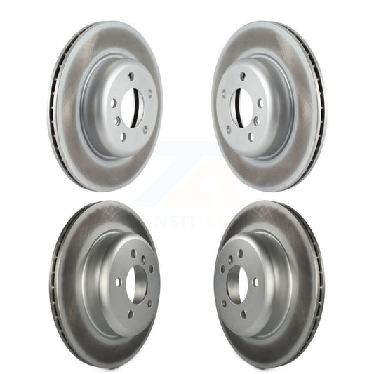 Coated Disc Brake Rotors Front Rear Kit For BMW 528i xDrive