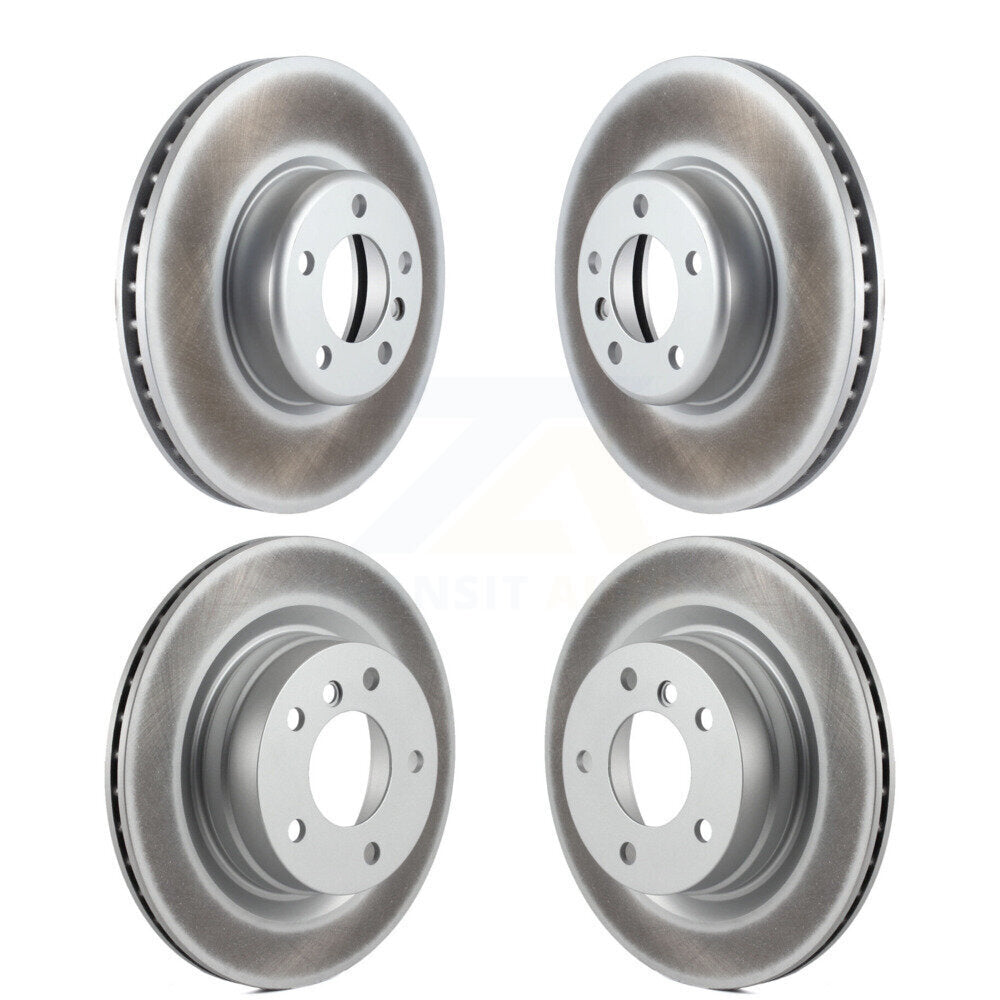 Coat Brake Rotors Front Rear Kit For 13 BMW 328i With 340mm Diameter Rotor