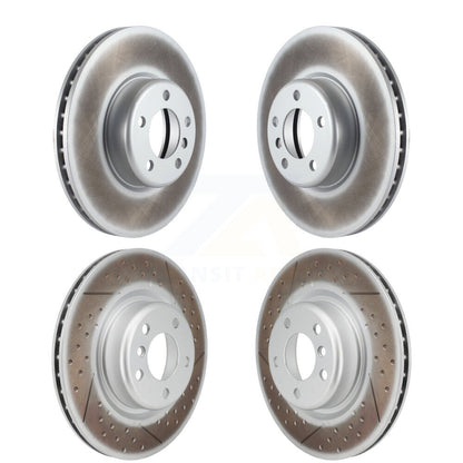 Coated Disc Brake Rotors Front Rear Kit For BMW M240i xDrive M235i