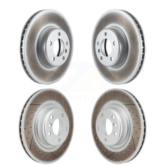 Coated Disc Brake Rotors Front Rear Kit For BMW M240i xDrive M235i