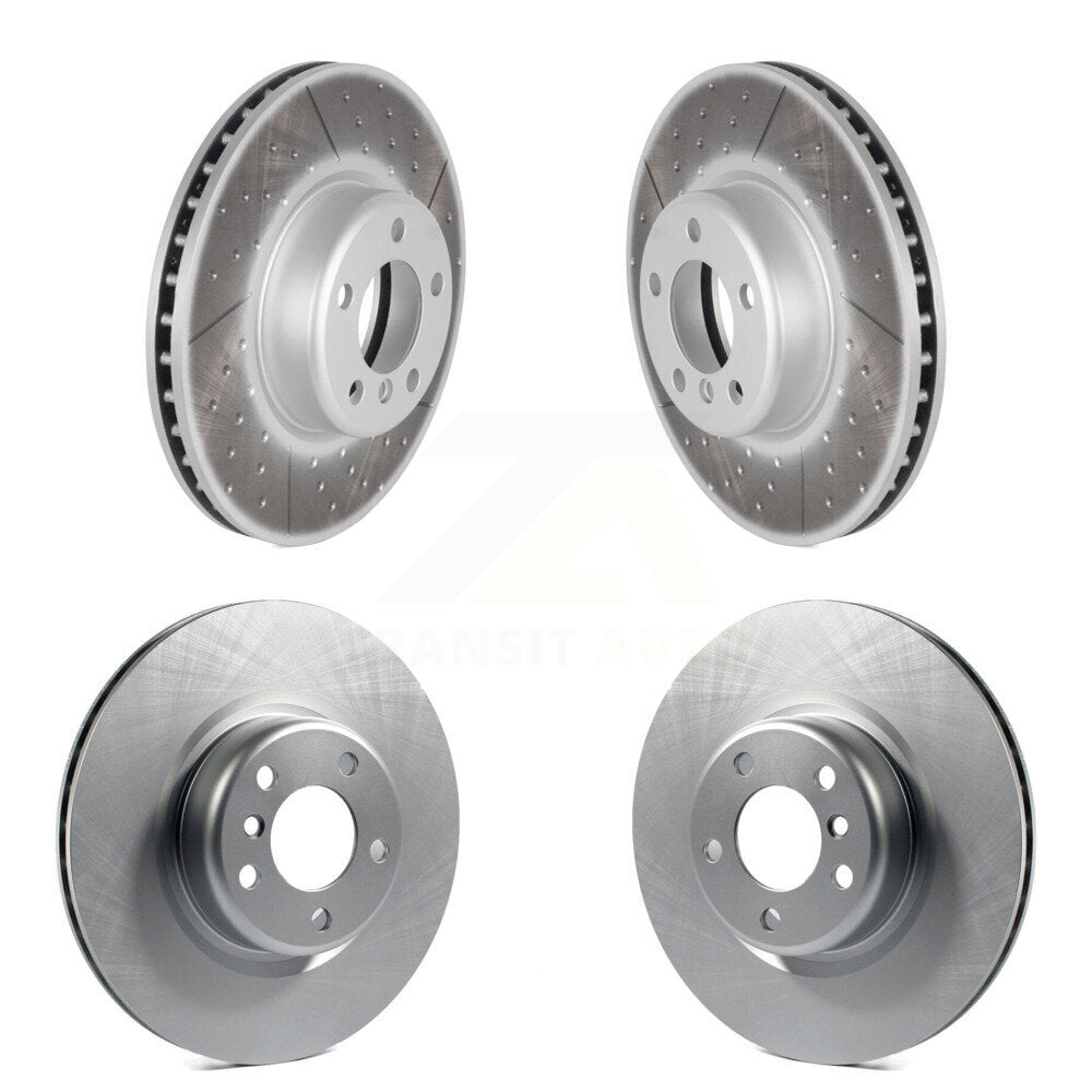 Coated Disc Brake Rotors Front Rear Kit For BMW M240i xDrive M235i